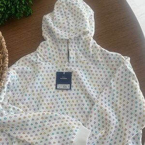 Women's Disco Hearts Wave Hoodie Pink/Lavender/Teal - Roller Rabbit x Target